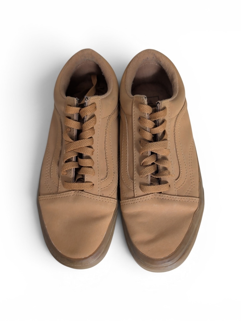 Men's Casual Tan Vans Sneakers
